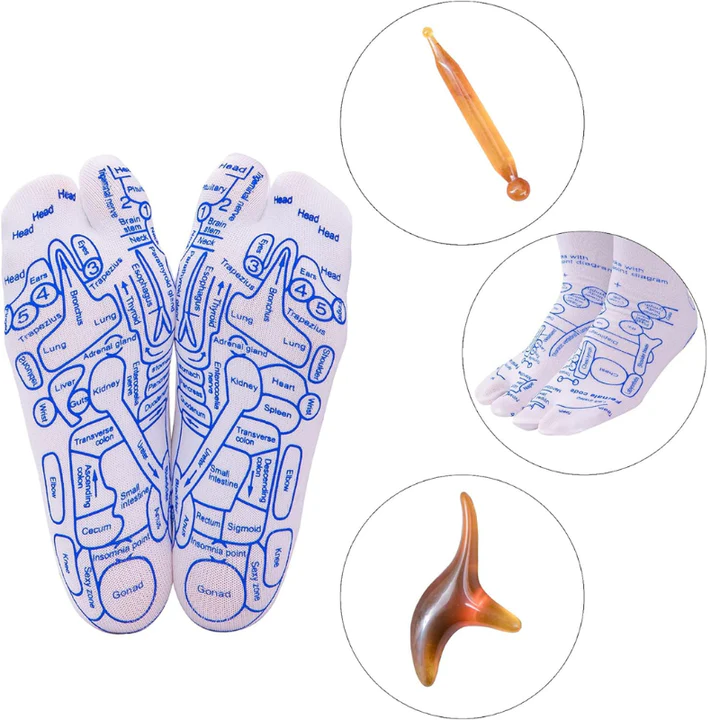 Reflexology Socks with Massage Tool™